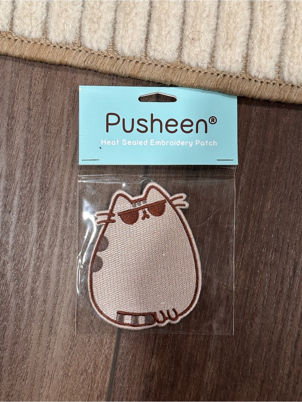Pusheen Cat Heat-Sealed Embroidered/Woven Patch